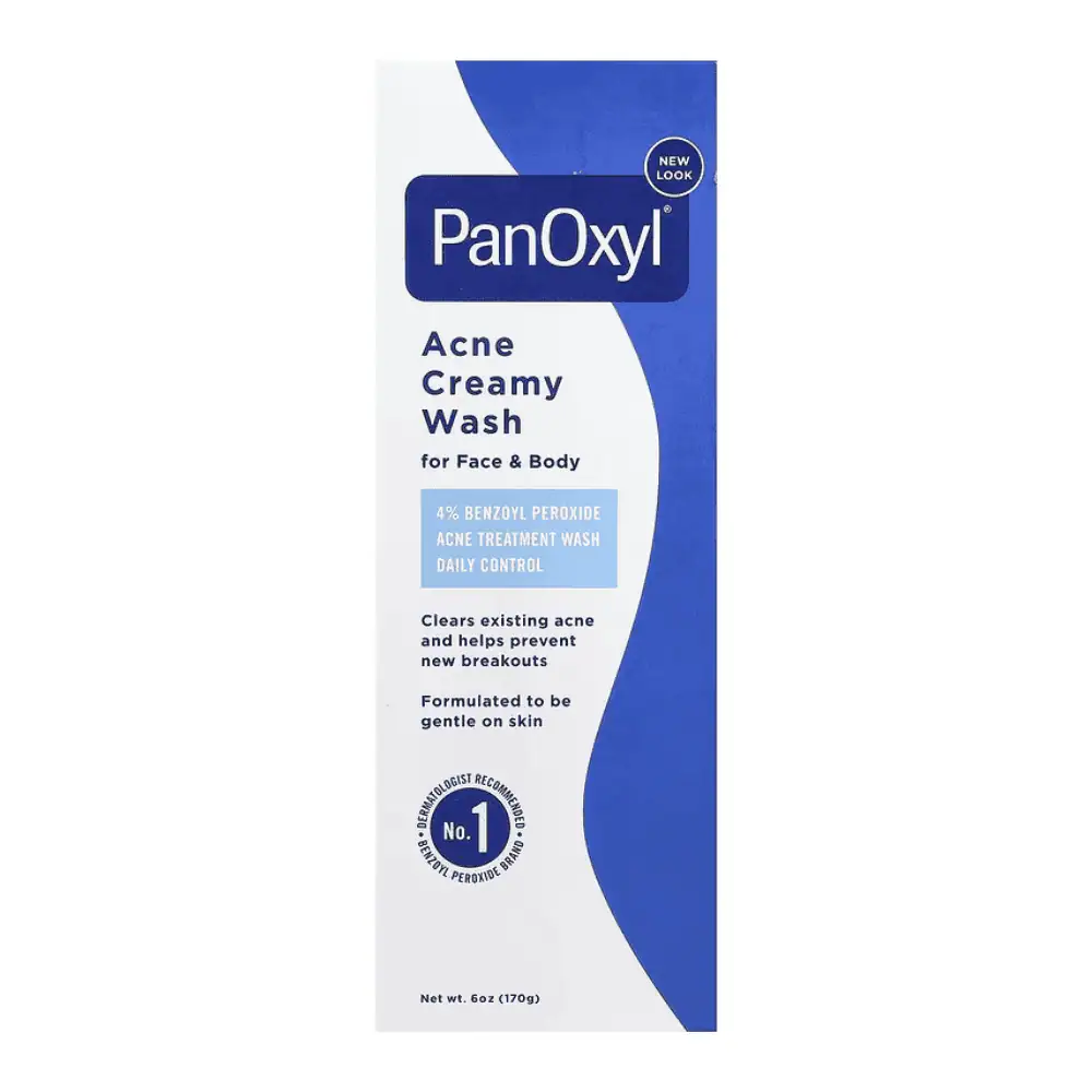 PanOxyl Acne Creamy Wash 4% Benzoyl Peroxide 170g - Lebanon - Makeup Germany PanOxyl Acne Creamy Wash 4 percent Benzoyl Peroxide 170g acne cleanser for face and body Lebanon