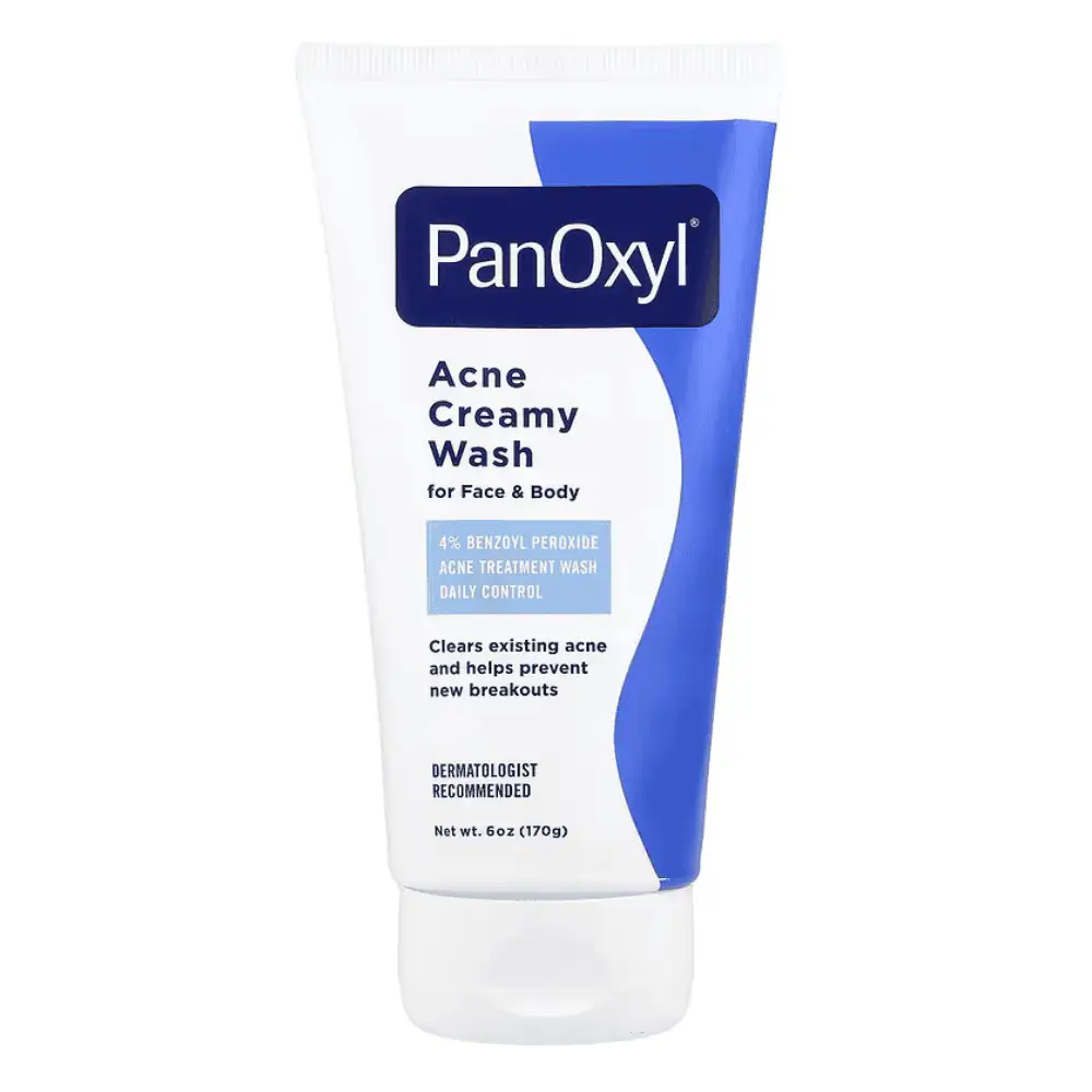 PanOxyl Acne Creamy Wash 4% Benzoyl Peroxide 170g - Lebanon - Makeup Germany PanOxyl Acne Creamy Wash 4 percent Benzoyl Peroxide 170g acne cleanser for face and body Lebanon