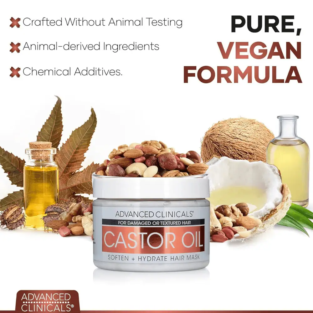 Advanced Clinicals Castor Oil - Lebanon - Makeup Germany Advanced Clinicals Castor Oil Hair Mask