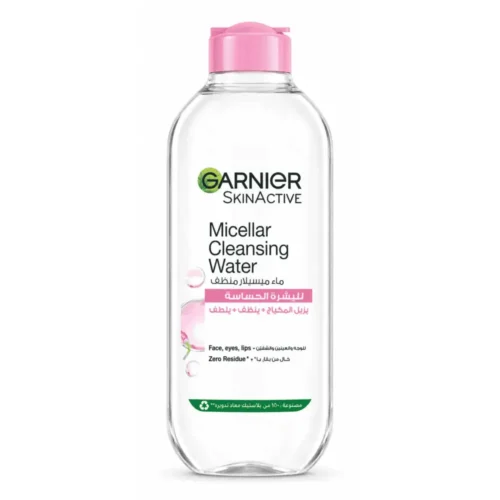 Garnier Micellar Makeup Remover Water 400ml Garnier micellar water for sale in Lebanon - clear liquid formula