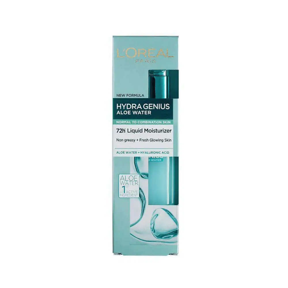 L'Oreal Paris Hydra Genius Aloe Water - Lebanon - Makeup Germany L'Oréal Paris Hydra Genius Water-Based Gel Facial Moisturiser with Aloe Vera