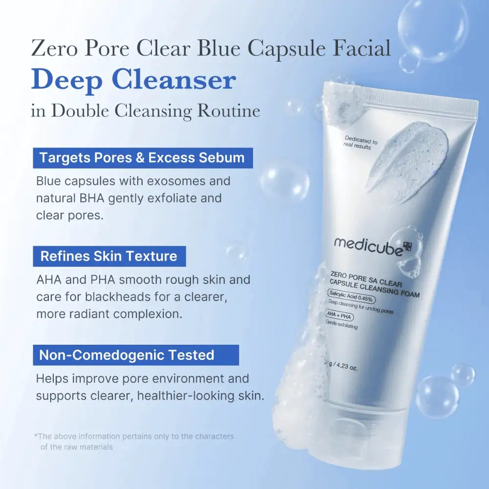 Medicube Zero Pore Cleansing Capsules Cleansing Foam 120g - Lebanon - Makeup Germany Medicube Zero Pore Cleansing Capsules Cleansing Foam 120g Medicube Zero Pore cleansing foam for sale in Lebanon - rich foaming cleanser texture