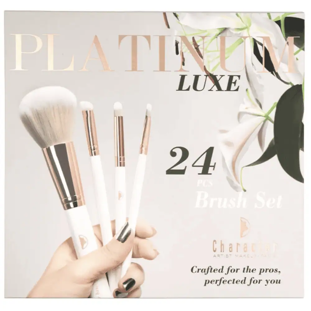 Platinum Luxe 24 Pieces Brush Set - Lebanon - Makeup Germany Platinum Luxe 24 Pieces Brush Set - Image 2