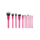 Royal Cosmetics Hot Pink 11-piece brush set