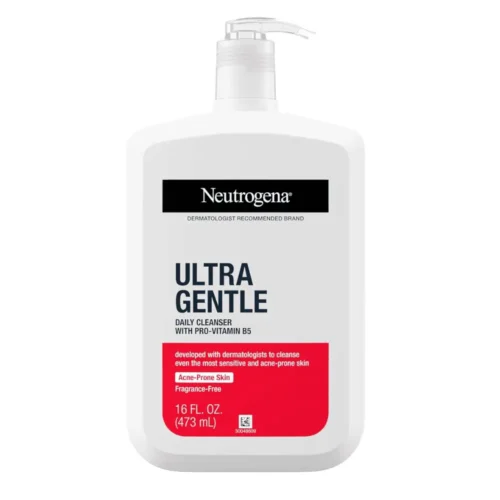Neutrogena Ultra Gentle Daily Face Cleanser 16oz for sensitive acne prone skin Lebanon