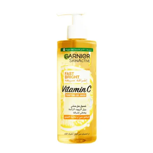 Garnier Fast Bright Vitamin C Gel Wash Garnier Vitamin C Gel Wash for sale in Lebanon - refreshing gel cleanser