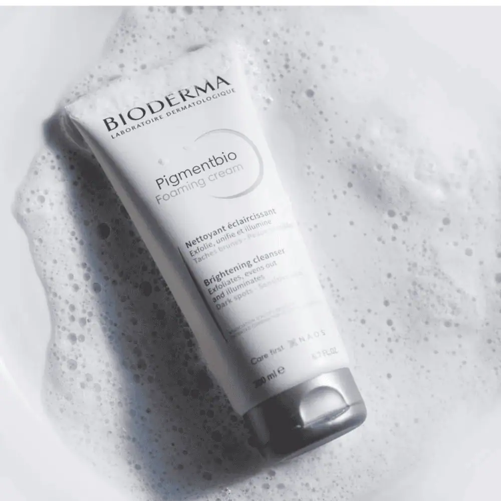 Bioderma Pigmentbio Foaming Cream 200ml - Lebanon - Makeup Germany Bioderma Pigmentbio Foaming Cream 200ml Bioderma Pigmentbio Foaming Cream Lebanon for sale in Lebanon - 200ml white tube with silver cap and brightening depigmenting foaming cleanser formula