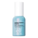 E.L.F Holy Hydration! Thirst Burst Drops 30ml elf Thirst Burst Drops Lebanon for sale in Lebanon - 30ml blue dropper bottle containing clear hydrating gel serum drops