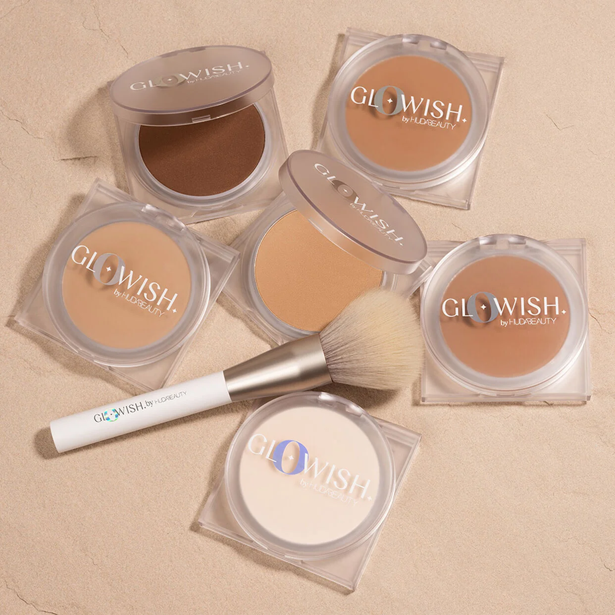 Huda Beauty GloWish All Over Face Powder Brush - Lebanon - Makeup Germany Huda Beauty GloWish All Over Face Powder Brush