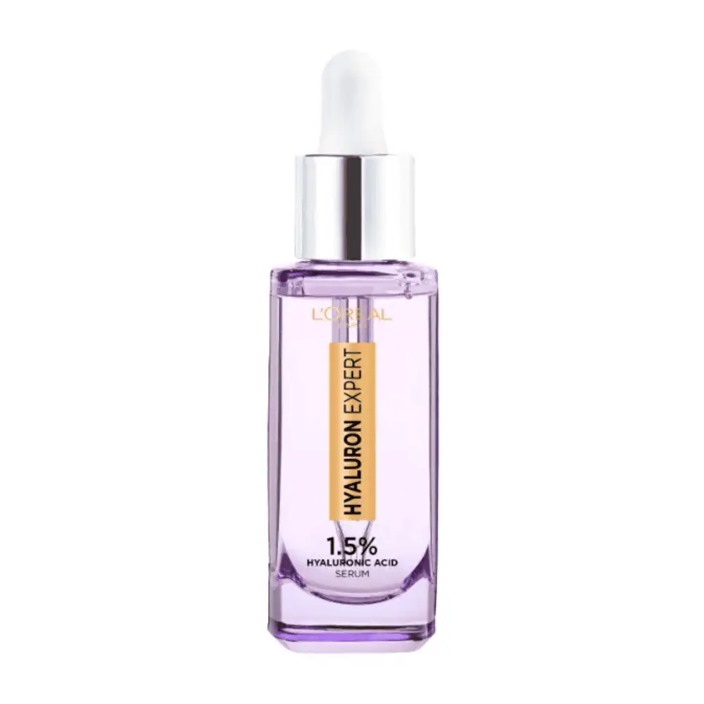 L'Oreal Paris Hyaluron Expert Replumping Serum 30ml - Lebanon - Makeup Germany L'Oreal Paris Hyaluron Expert Replumping Serum 30ML L’Oreal Hyaluron Expert Serum Lebanon for sale in Lebanon - 30ml purple glass dropper bottle with concentrated replumping hyaluronic acid serum formula