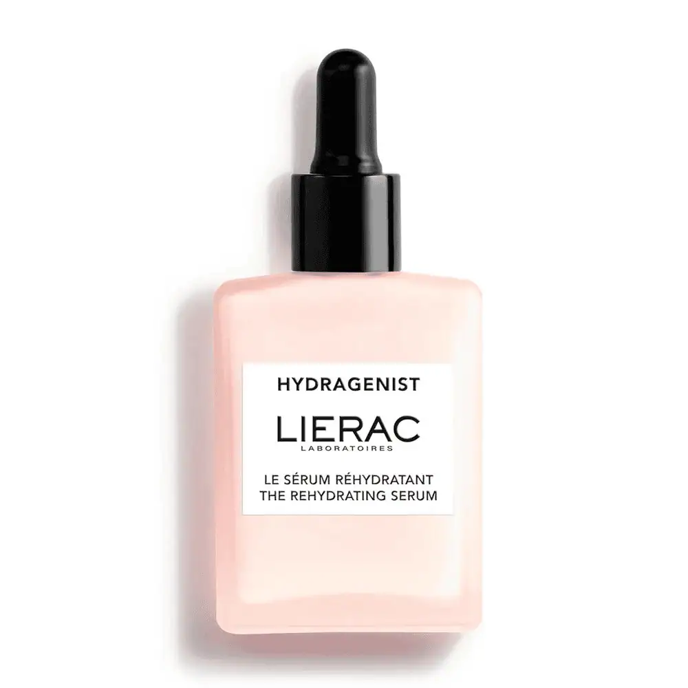Lierac Paris Hydragenist Rehydrating Serum 30ml - Lebanon - Makeup Germany Lierac Paris Hydragenist Rehydrating Serum 30 ML Lierac Hydragenist Rehydrating Serum Lebanon for sale in Lebanon - 30ml pink glass dropper bottle with rehydrating hyaluronic acid serum formula