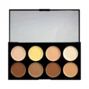 Revolution Ultra Cream Contour Face Palette Revolution Cream Contour Palette Lebanon for sale in Lebanon - 8 shade cream contour and highlight pan palette with large mirror