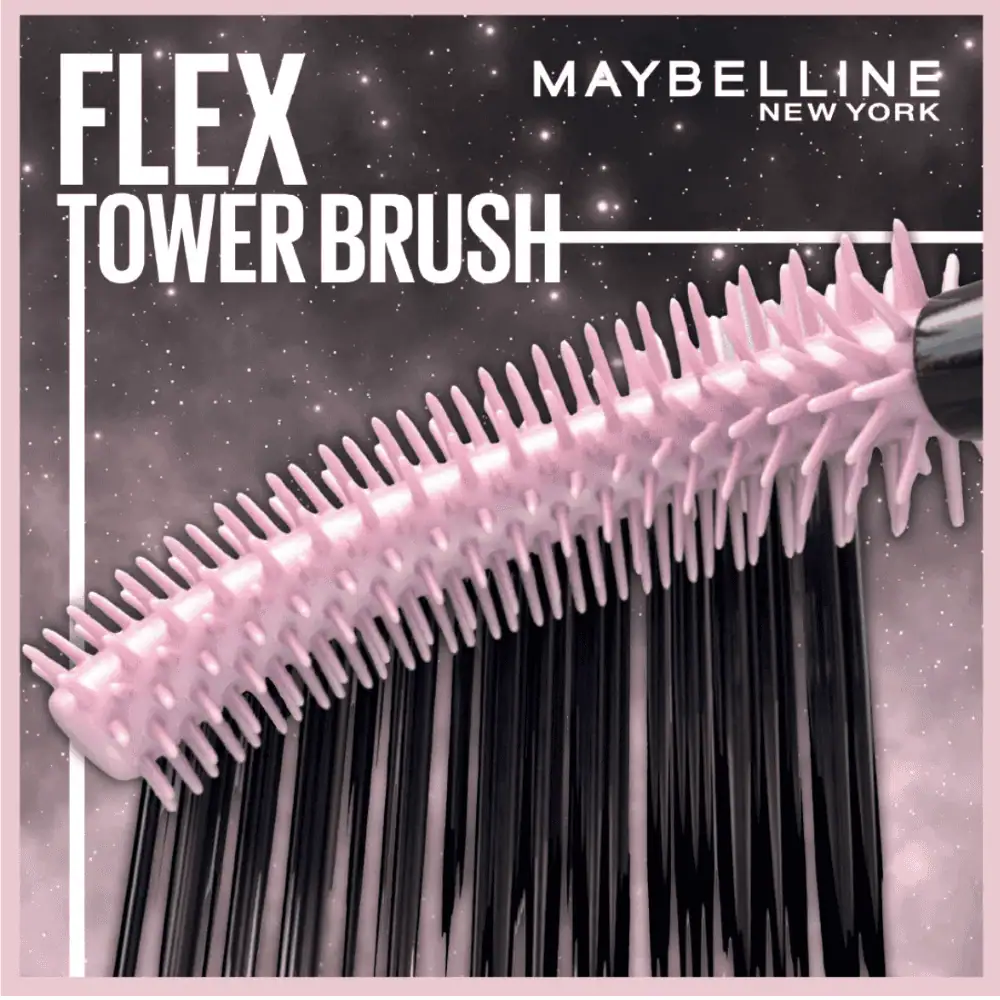 Maybelline Lash Sensational Cosmic Black Sky High Mascara - Lebanon - Makeup Germany Maybelline Lash Sensational Cosmic Black Sky High Mascara Maybelline Cosmic Black Sky High Mascara Lebanon for sale in Lebanon - sleek black mascara tube with cosmic pink metallic lettering and flexible Flex Tower brush