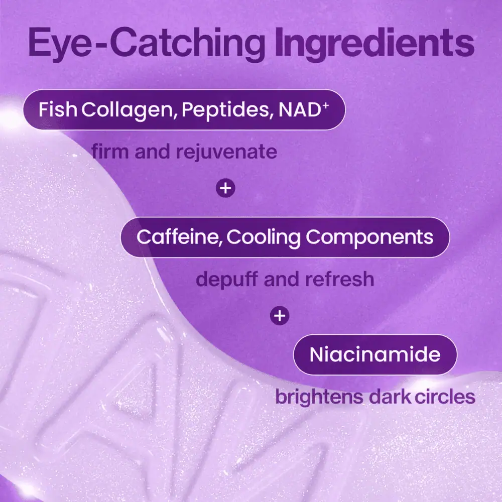 Numbuzin No.9 NAD Collagen Under Eye Patches - Lebanon - Makeup Germany Numbuzin No.9 NAD Collagen Under Eye Patches Numbuzin No 9 Eye Patches Lebanon for sale in Lebanon - 5 pack box of cooling hydrogel eye patches infused with NAD+, collagen, and caffeine