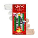 NYX Jumbo Eye Pencil Duo NYX Jumbo Eye Pencil Duo Lebanon for sale in Lebanon - set of two creamy jumbo eye crayons in festive holiday packaging