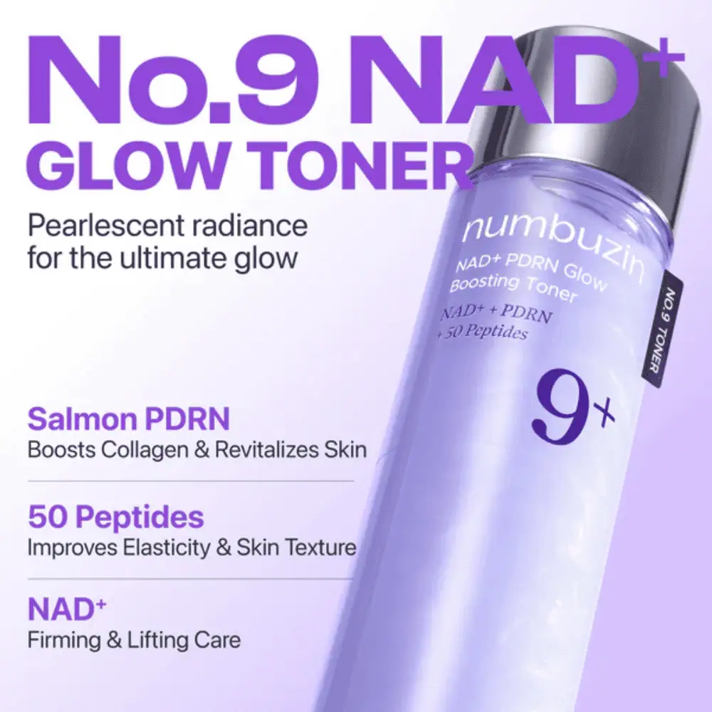 Numbuzin No.9 NAD+ PDRN Glow Boosting Toner 150ml - Lebanon - Makeup Germany Numbuzin No.9 NAD+ PDRN Glow Boosting Toner 150ml Numbuzin No 9 Toner Lebanon for sale in Lebanon - 150ml bottle of Korean glow-boosting toner infused with NAD+ and PDRN
