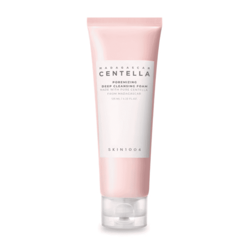 SKIN1004 Madagascar Centella Poremizing Deep Cleansing Foam 125ml SKIN1004 Centella Poremizing Cleansing Foam Lebanon for sale in Lebanon - 125ml pink tube with rich creamy deep pore-cleansing foam formula