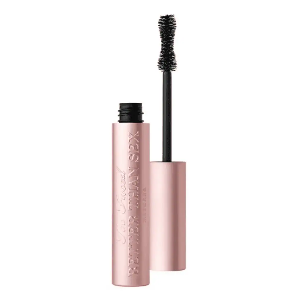 Too Faced Better Than Sex Mascara Black 8ml - Lebanon - Makeup Germany Too Faced Better Than Sex Mascara Black 8ml Too Faced Better Than Sex Mascara Lebanon for sale in Lebanon - 8ml metallic pink mascara tube with hourglass fiber brush