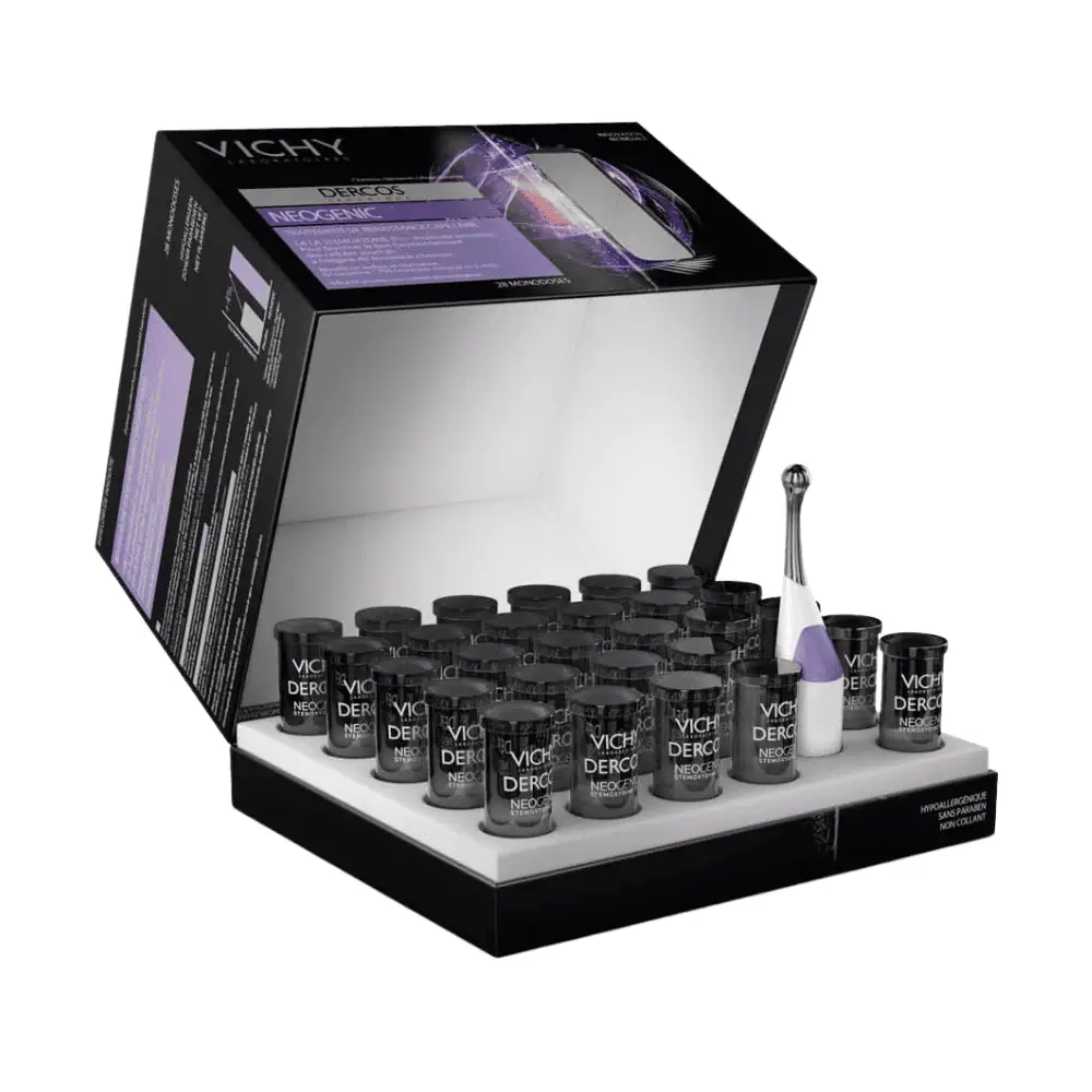 Vichy Dercos Neogenic Hair Renewal Treatment 28 Monodoses - Lebanon - Makeup Germany Vichy Dercos Neogenic 28 Monodoses