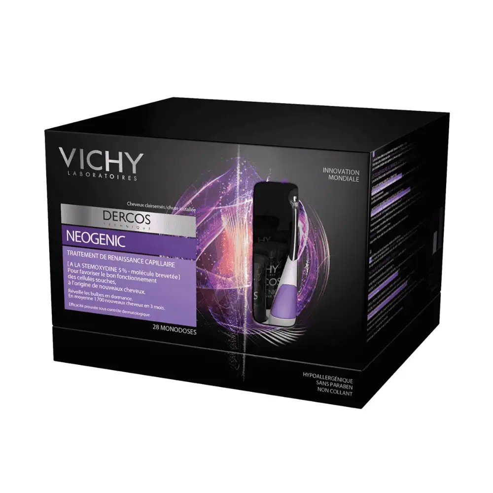 Vichy Dercos Neogenic Hair Renewal Treatment 28 Monodoses - Lebanon - Makeup Germany Vichy Dercos Neogenic Hair Renewal Treatment 28 Monodoses