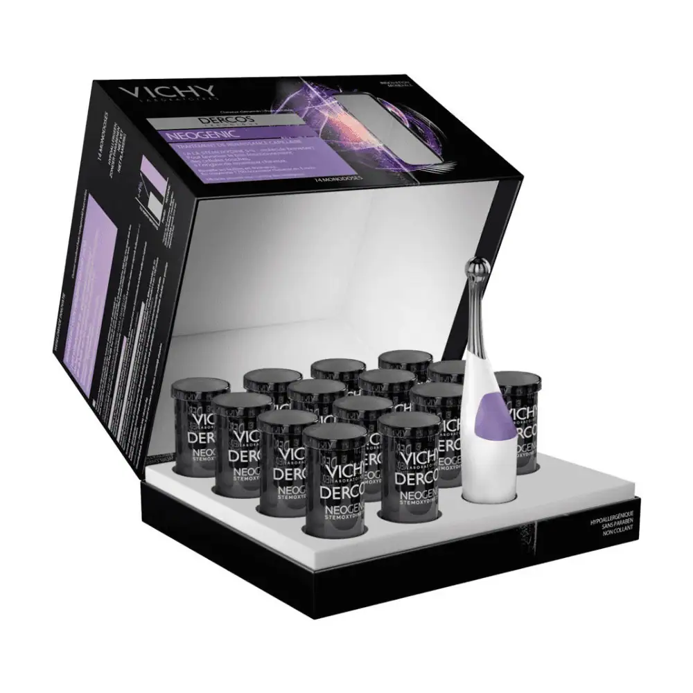 Vichy Dercos Neogenic Hair Renewal Treatment 14 Monodoses - Lebanon - Makeup Germany Vichy Dercos Neogenic