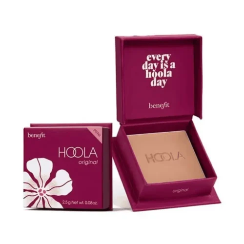 Benefit Hoola Powder Bronzer Original 2.5g Benefit Hoola Bronzer Lebanon for sale in Lebanon - travel-size square matte bronzer compact with built-in mirror