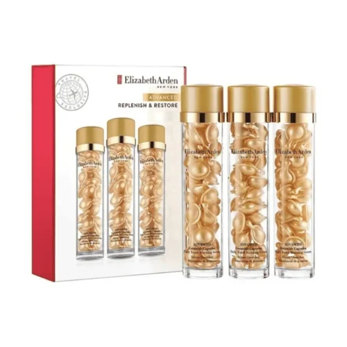 Elizabeth Arden Advanced Ceramide Capsules Daily Youth Restoring Serum Trio Set Elizabeth Arden Advanced Ceramide Capsules Trio Set Lebanon for sale in Lebanon - 3-pack travel set of Elizabeth Arden Advanced Ceramide Capsules Daily Youth Restoring Serum containing 90 capsules total