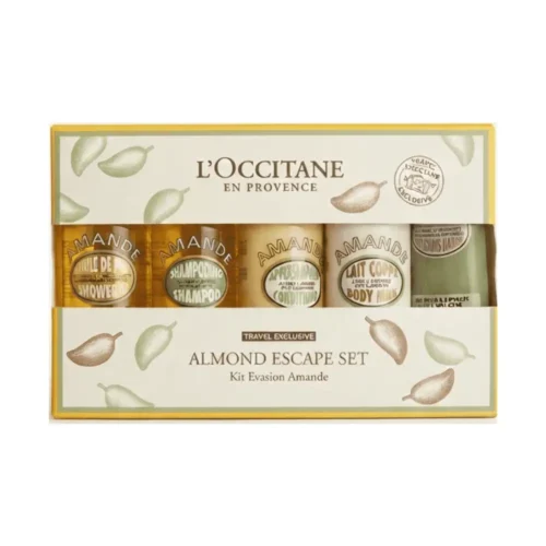 L'Occitane ALMOND ESCAPE SET L'Occitane Almond Escape Set Lebanon for sale in Lebanon - luxury body care gift set by L'Occitane featuring Almond Shower Oil, Almond Milk Concentrate, and Almond Hand Cream