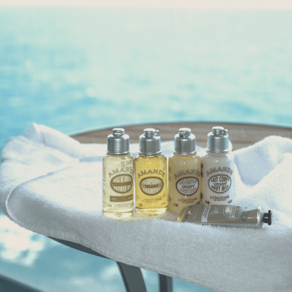 L'Occitane Almond Escape Set - Lebanon - Makeup Germany L'Occitane ALMOND ESCAPE SET L'Occitane Almond Escape Set Lebanon for sale in Lebanon - luxury body care gift set by L'Occitane featuring Almond Shower Oil, Almond Milk Concentrate, and Almond Hand Cream