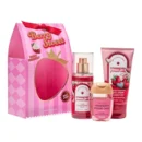 Bath & Body Works berry sweet Bath Body Works Berry Sweet Lebanon for sale in Lebanon - bottle of Bath and Body Works Berry Sweet fine fragrance mist and body lotion featuring sweet strawberry graphics