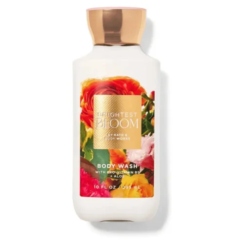 Bath & Body Works Brightest Bloom Body Wash Bath & Body Works Brightest Bloom Body Wash Lebanon for sale in Lebanon - 295ml translucent bottle of Bath & Body Works Brightest Bloom moisturizing shower gel with aloe and pro-vitamin B5