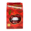 Bath & Body Works Japanese Cherry Blossom Very Merry Cherry Mini Gift Set Bath Body Works Japanese Cherry Blossom Very Merry Cherry Gift Set Lebanon for sale in Lebanon - 4-piece set featuring Bath and Body Works Japanese Cherry Blossom mini fragrance mist, body lotion, hand gel, and a Marbela Peach Gardenia sample soap in a gift box with a bow