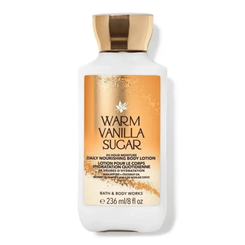 Bath & Body Works Warm Vanilla Sugar Body Lotion Bath & Body Works Warm Vanilla Sugar Body Lotion Lebanon for sale in Lebanon - bottle of Bath & Body Works Warm Vanilla Sugar daily moisturizing body lotion with shea butter and vitamin E