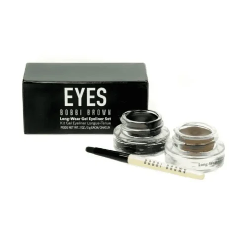 Bobbi Brown Long Wear Gel Eyeliner Duo Black Bobbi Brown Long Wear Gel Eyeliner Duo Lebanon for sale in Lebanon - Bobbi Brown Gel Eyeliner set containing Black Ink and Sepia Ink pots with mini ultra-fine applicator brush