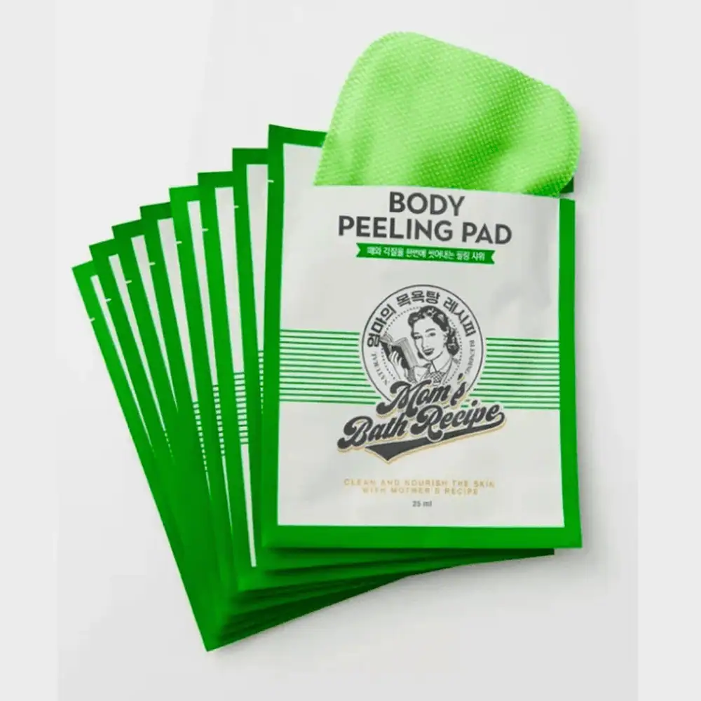 MOM'S BATH RECIPE Body Peeling Pad Original Care - Lebanon - Makeup Germany MOM'S BATH RECIPE Body Peeling Pad Original Care MOM'S BATH RECIPE Body Peeling Pad Original Care Lebanon for sale in Lebanon - dual-sided body exfoliating pad package infused with honey, yogurt, and hinoki scent