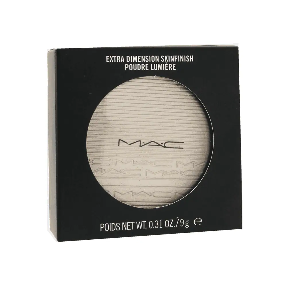 MAC Extra Dimension Skinfinish Highlighter Double-Gleam - Lebanon - Makeup Germany MAC MAC Extra Dimension Skinfinish Highlighter Double-Gleam Liquid-Powder Compact Highlighter for sale in Lebanon - beige-silver shimmering pressed powder texture