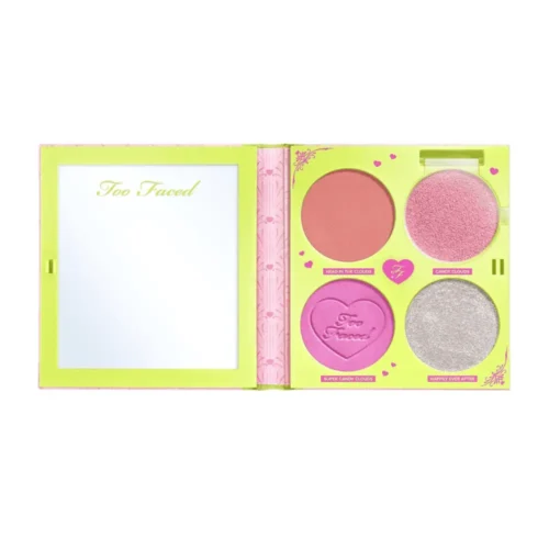 Too Faced Fairytale Crush Blush & Highlighter Set Too Faced Fairytale Crush Blush Highlighter Set Lebanon for sale in Lebanon - 4-pan face palette by Too Faced featuring two Cloud Crush Blurring Blushes, one cream blush, and one Moon Crush Highlighter