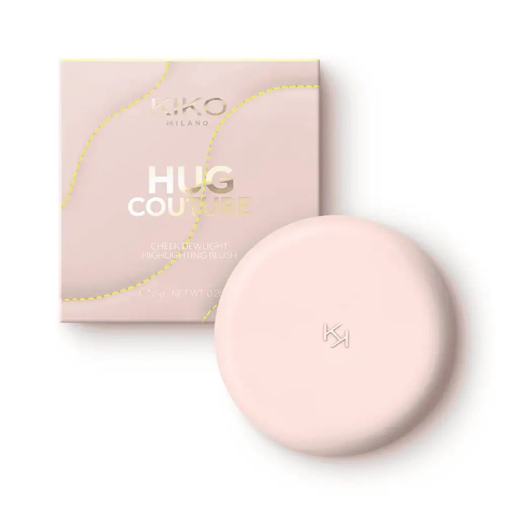 KIKO MILANO Hug Couture Highlighting Blush 01 Golden Tulle - Lebanon - Makeup Germany KIKO MILANO KIKO MILANO Hug Couture Highlighting Blush 01 Golden Tulle Dewy Glow Powder Blush for sale in Lebanon - golden tulle luminous blush compact powder texture