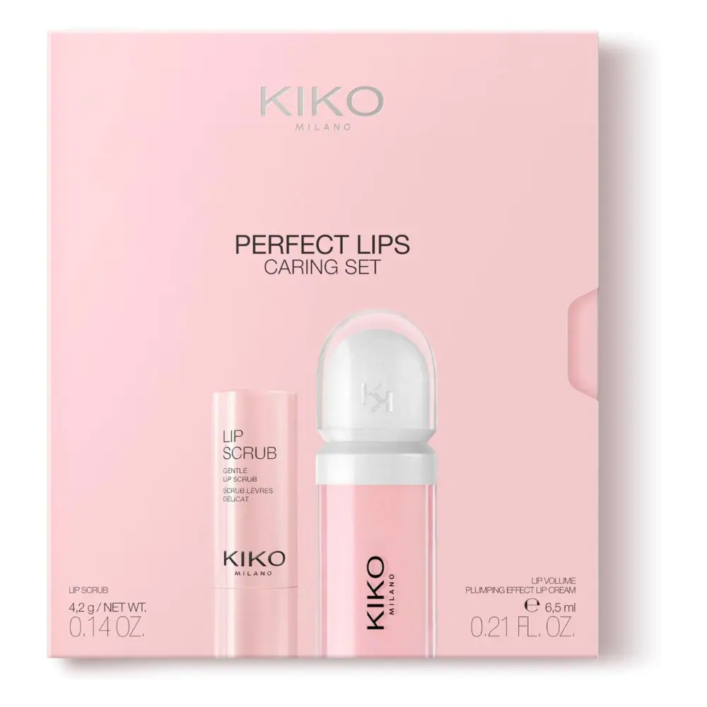 KIKO MILANO Perfect Lip Care Set - Lebanon - Makeup Germany KIKO MILANO Perfect Lip Care Set Kiko Milano Perfect Lip Care Set Lebanon for sale in Lebanon - 2-piece lip care gift set featuring exfoliating scrub stick and lip plumping volume cream