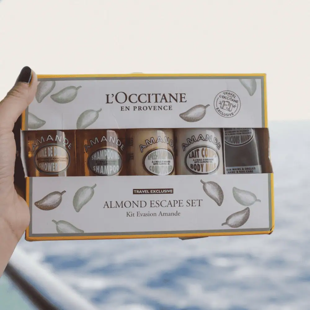 L'Occitane Almond Escape Set - Lebanon - Makeup Germany L'Occitane ALMOND ESCAPE SET L'Occitane Almond Escape Set Lebanon for sale in Lebanon - luxury body care gift set by L'Occitane featuring Almond Shower Oil, Almond Milk Concentrate, and Almond Hand Cream