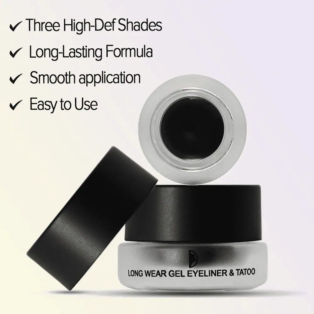 Character Long Wear Gel Eyeliner & Tattoo - Lebanon - Makeup Germany Character Long Wear Gel Eyeliner & Tattoo Character Long Wear Gel Eyeliner & Tattoo Lebanon for sale in Lebanon - Character Long Wear Gel Eyeliner & Tattoo pot with included dual brow and liner brush