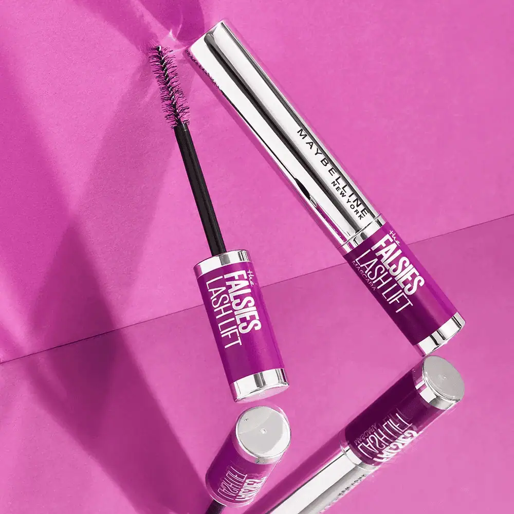 Maybelline The Falsies Lash Lift Mascara - Lebanon - Makeup Germany Maybelline The Falsies Lash Lift Mascara 01 Black 9.6ml Maybelline The Falsies Lash Lift Mascara Lebanon for sale in Lebanon - silver tube of Maybelline The Falsies Lash Lift mascara in 01 Very Black with double-curved hourglass brush