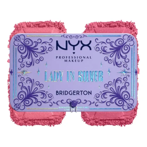 NYX Bridgerton Blush Lady In Silver Palette NYX Bridgerton Blush Lady In Silver Palette Lebanon for sale in Lebanon - limited edition NYX Professional Makeup x Bridgerton blush duo palette featuring matte and iridescent rose shades