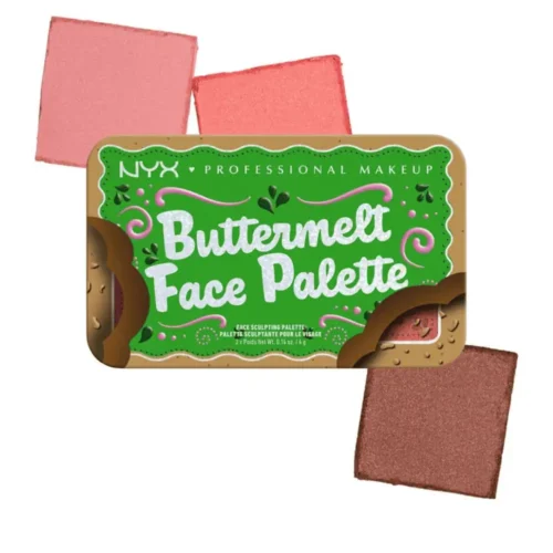 NYX Pro Makeup Buttermelt Face Palette 02 Dark NYX Pro Makeup Buttermelt Face Palette 02 Dark Lebanon for sale in Lebanon - compact face palette featuring NYX Buttermelt bronzer and blush duo in shade 02 Dark