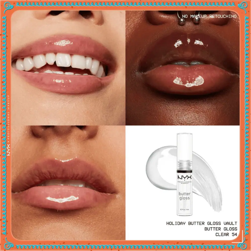 NYX Professional Makeup Butter Gloss Vault - Lebanon - Makeup Germany NYX Professional Makeup Butter Gloss lip gloss vault palette NYX Butter Gloss Vault Lebanon for sale in Lebanon - limited-edition holiday lip gloss set box featuring multiple shades of NYX Butter Gloss