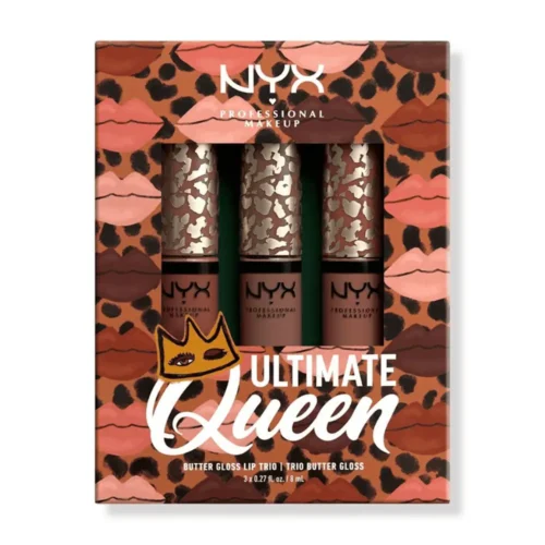 NYX Ultimate Butter Gloss Lip Trio NYX Ultimate Butter Gloss Lip Trio Lebanon for sale in Lebanon - 3-piece full-size lip gloss gift set box containing three 8ml NYX Butter Glosses