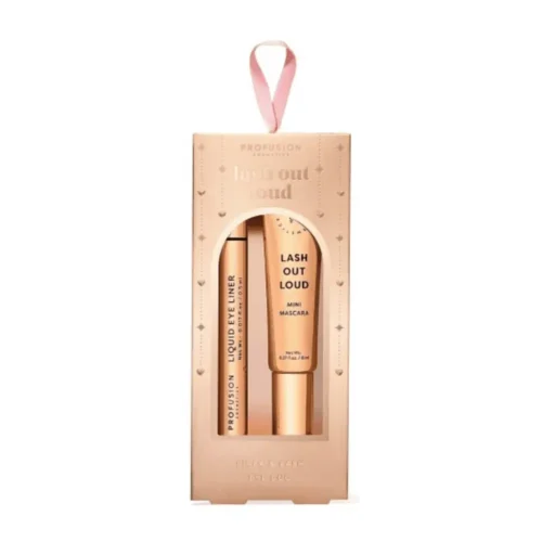 Profusion Profusion Lash Out Loud Mascara and Eyeliner Duo Volumizing Mascara and Liquid Liner Set for sale in Lebanon - black volumizing mascara and liquid felt tip eyeliner duo pack