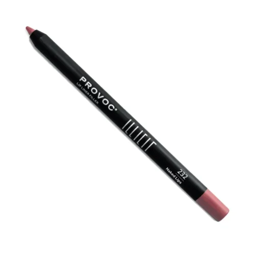 PROVOC ILLICIT Lip Liner Filler WP 232 Naked Lips Provoc Illicit Lip Liner Filler WP 232 Naked Lips Lebanon for sale in Lebanon - Provoc Waterproof Gel Lip Liner Pencil in shade 232 Naked Lips showing pencil tip and cap
