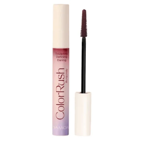 samoa ColorRush Burgundy Mascara Samoa ColorRush Burgundy Mascara Lebanon for sale in Lebanon - tube of deep burgundy colored sculpting and lengthening mascara by Samoa Cosmetics
