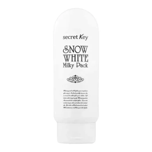 Secret Key Snow White Milky Pack 200 g Secret Key Snow White Milky Pack 200g Lebanon for sale in Lebanon - 200g tub container of Secret Key Snow White Milky Pack wash-off whitening pack for face and body